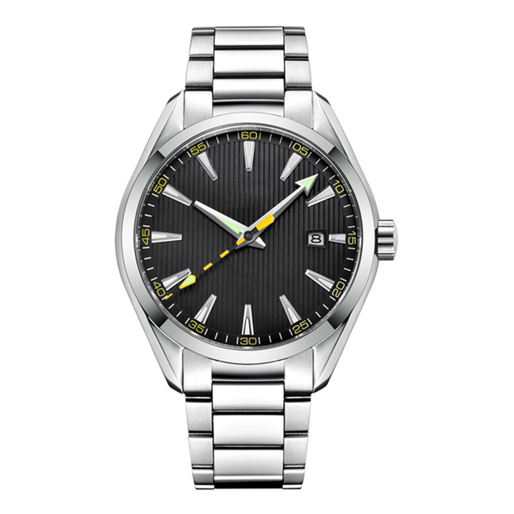 โลโก้แบบกำหนดเอง 41 มม. นาฬิกา - Men Mechanical Watch Sapphire Crystal บทวิจารณ์และราคา