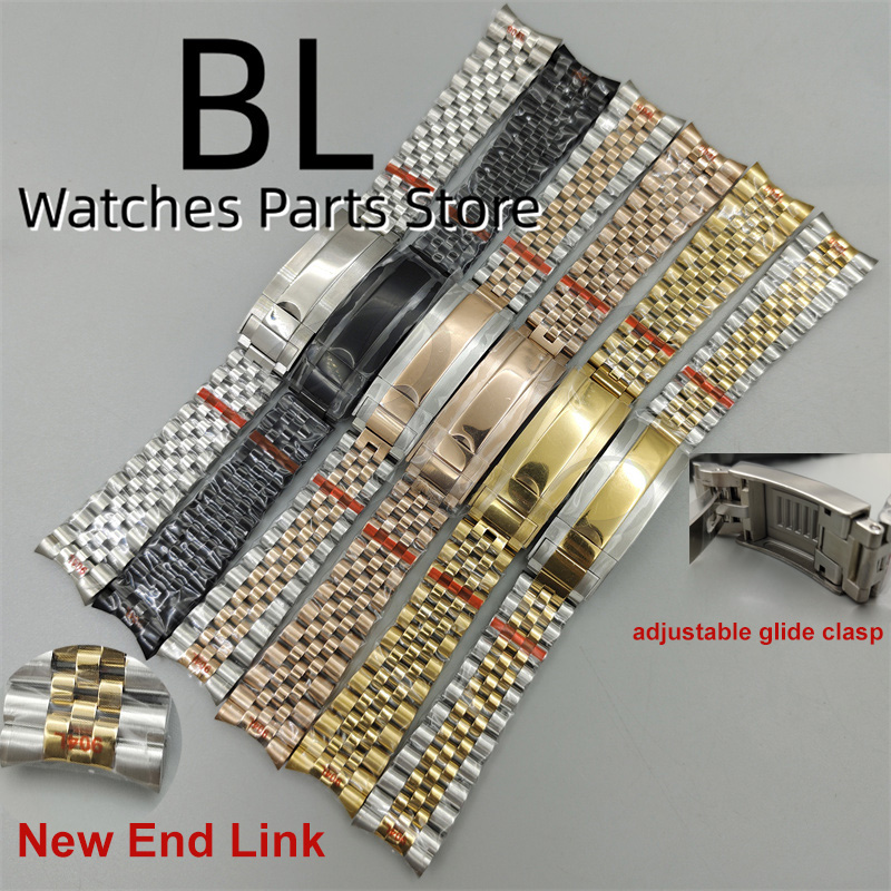 BLIGER สายนาฬิกาข้อมือแบบจูบิล - Solid Stainless Steel Watch Bracelet Jubilee บทวิจารณ์และราคา