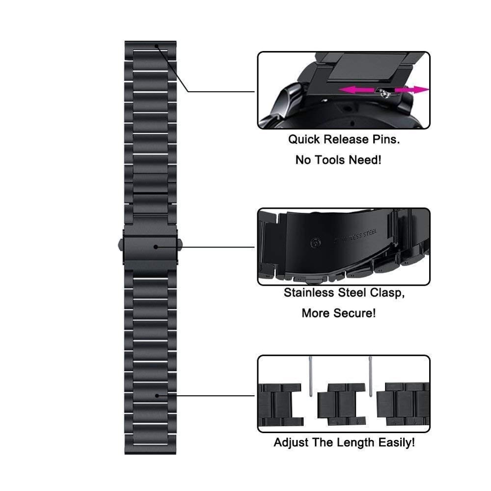 สำหรับนาฬิกาหัวเว่ย 5 4 3 โปรส - Leather Watch Strap Quick Release 20Mm 22Mm บทวิจารณ์และราคา