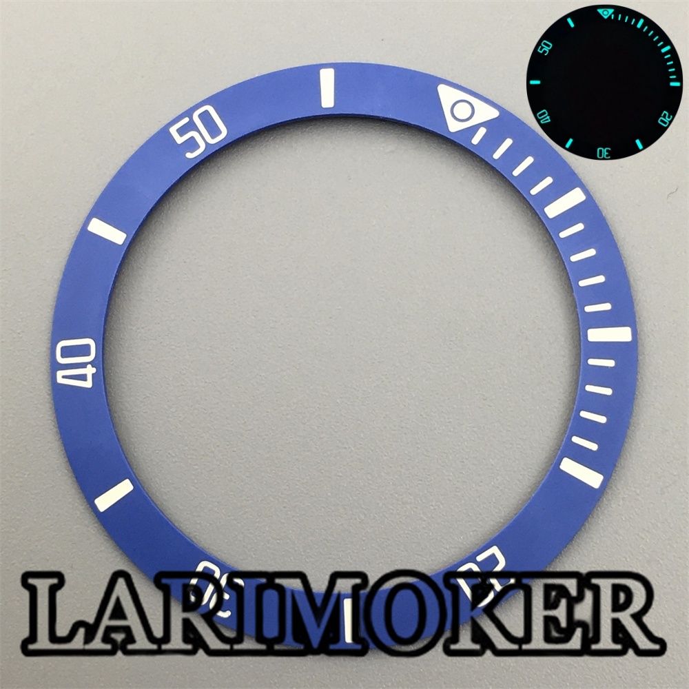 Larimoker ฝาเซรามิกสีดำสีน้ำเง - Watch Bezel Insert Ceramic Luminous บทวิจารณ์และราคา