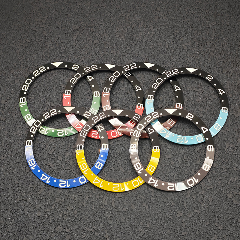 ขอบหน้าปัดเซรามิกสองสีแบบเอียง - Watch Bezel Insert Ceramic Luminous บทวิจารณ์และราคา