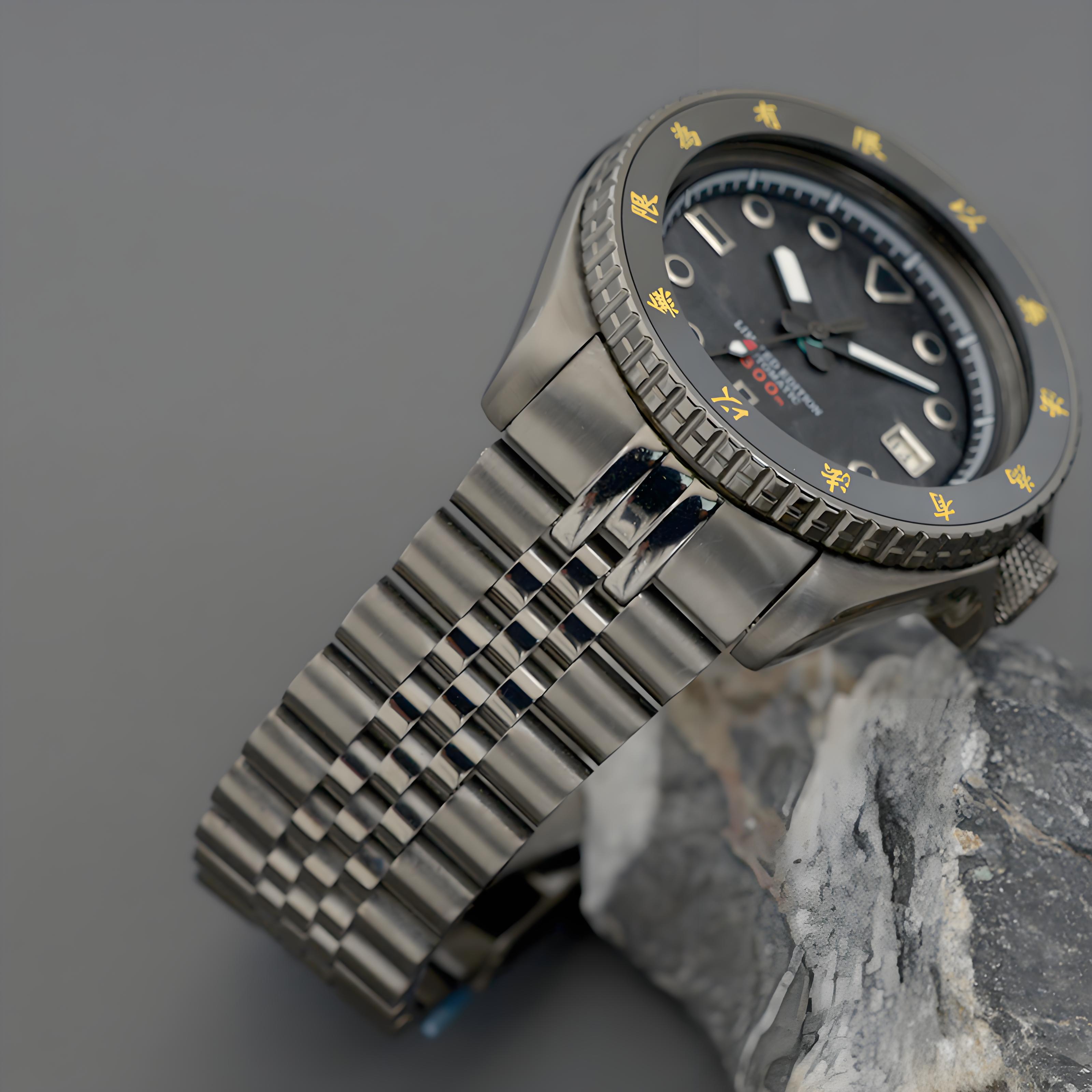 สีปืน SKX007 นาฬิกาดำน้ำสำหรับ - Automatic Dive Watch 200M Nh35 Movement บทวิจารณ์และราคา