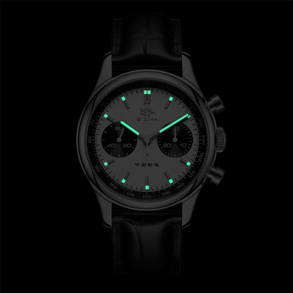 SEAKOSS Panda นาฬิกาข้อมือผู้ช - Chronograph Mechanical Watch Seagull 1963 บทวิจารณ์และราคา