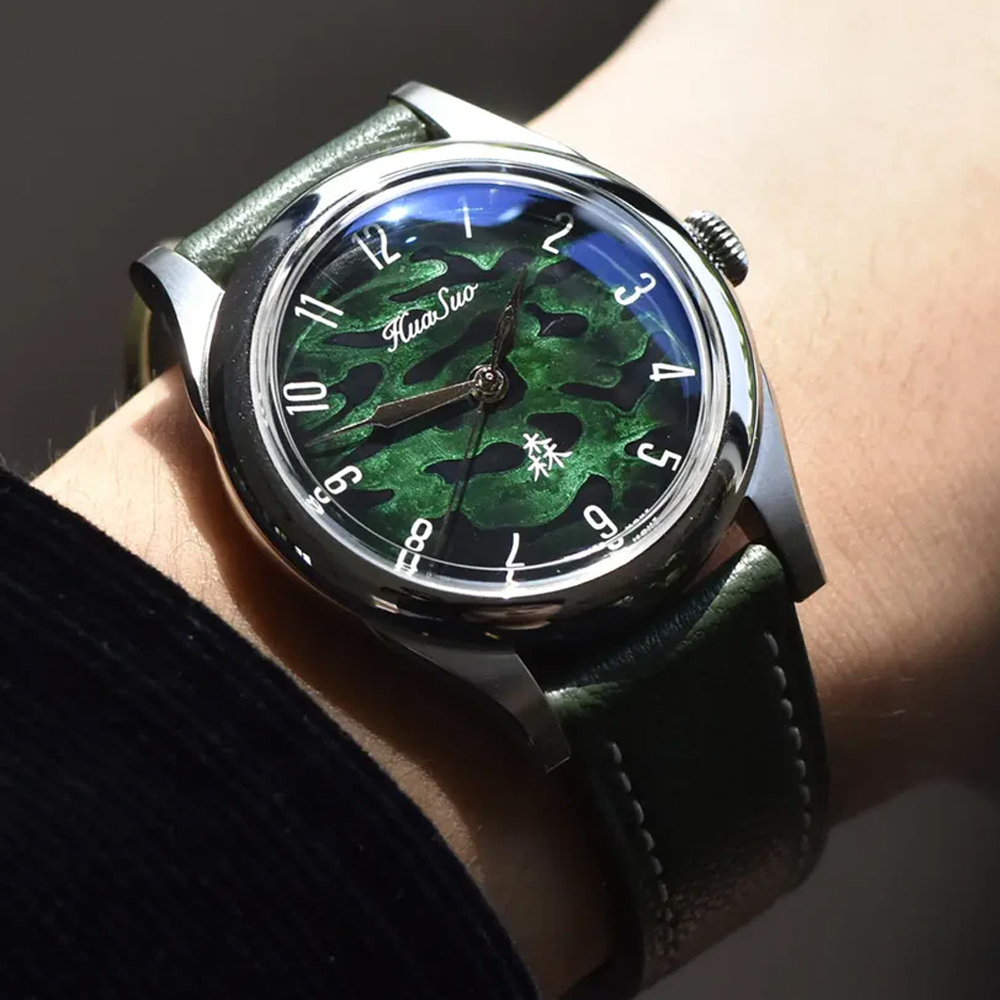 นาฬิกาอัตโนมัติ HUASUO 38 มม.  - Sapphire Watch Crystal Double Domed บทวิจารณ์และราคา
