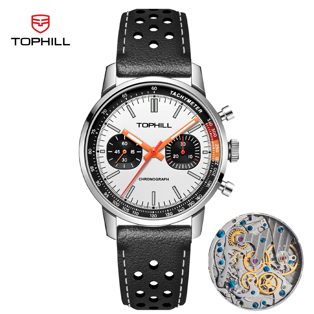 นาฬิกาโครโนกราฟ TOPHILL 40 มม. - Chronograph Mechanical Watch Seagull 1963 บทวิจารณ์และราคา
