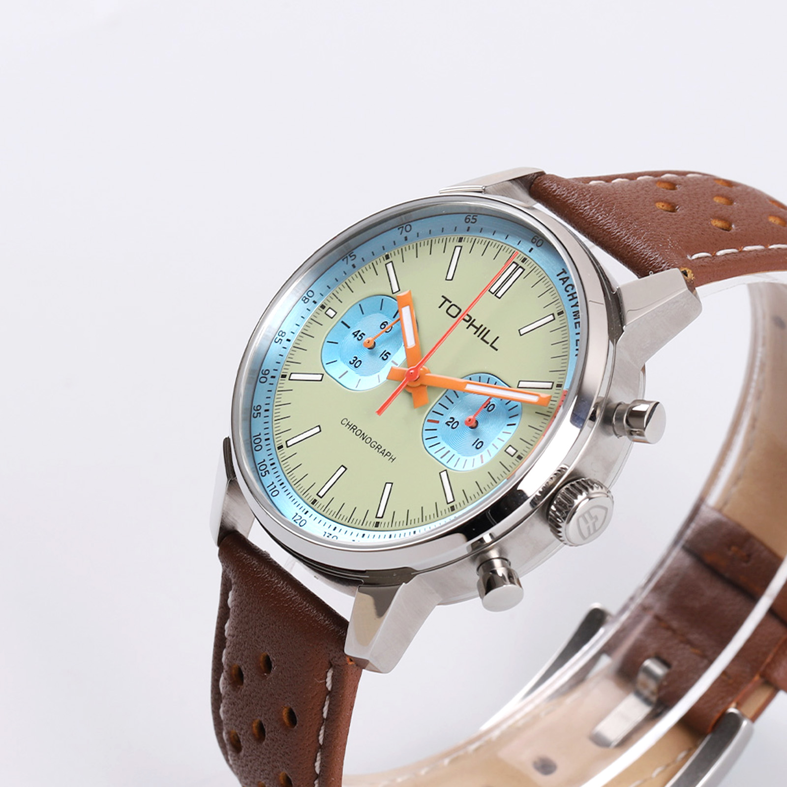 นาฬิกาโครโนกราฟ TOPHILL 40 มม. - Chronograph Mechanical Watch Seagull 1963 บทวิจารณ์และราคา