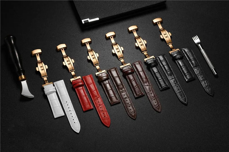 REMZEIM ใหม่หนัง Watchband 16m - Leather Watch Strap Quick Release 20Mm 22Mm บทวิจารณ์และราคา