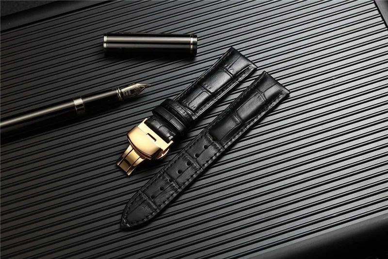 REMZEIM ใหม่หนัง Watchband 16m - Leather Watch Strap Quick Release 20Mm 22Mm บทวิจารณ์และราคา